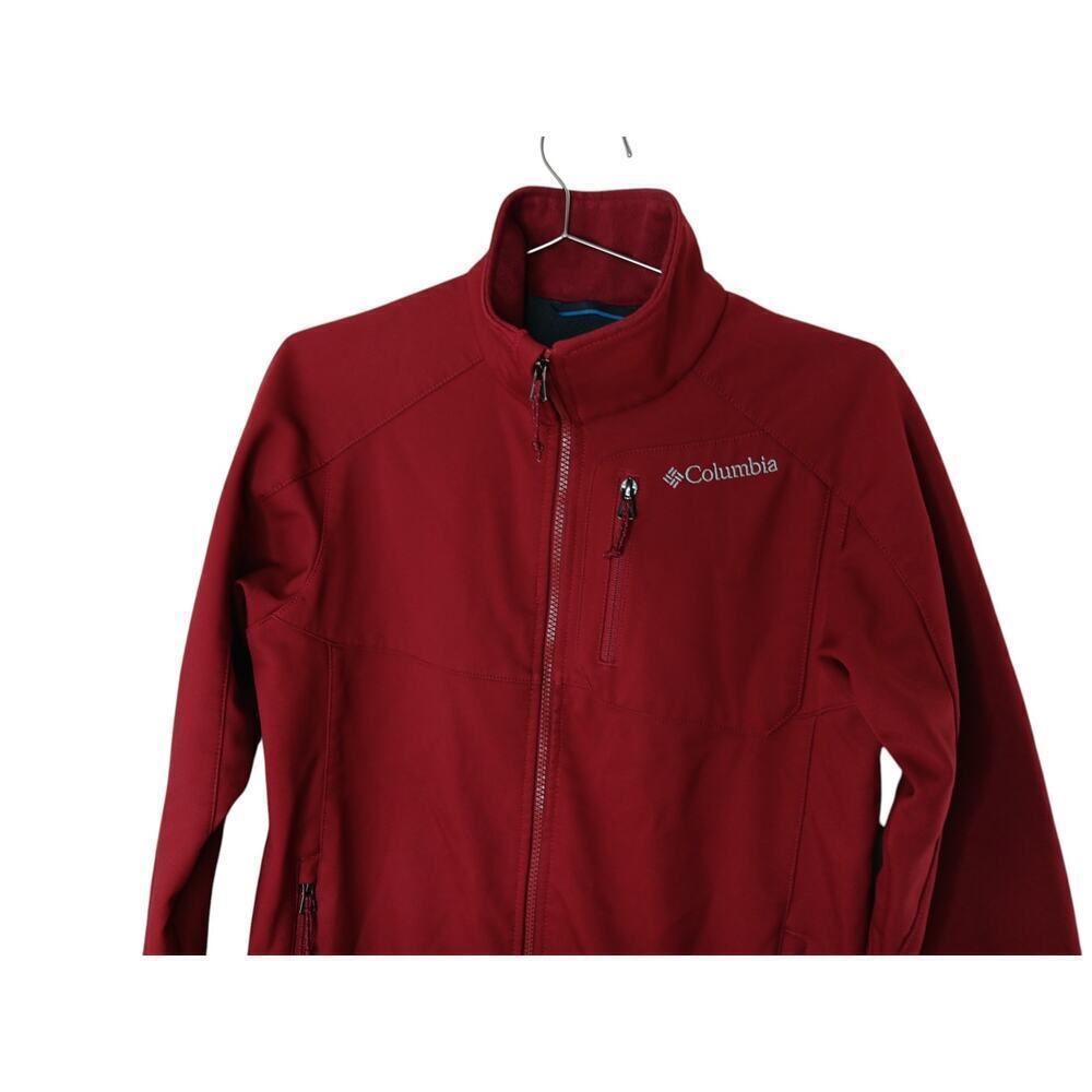 Columbia Red Omni-Shield Softshell Jacket Women’s Small Wind Water Resistant - Picture 4 of 16